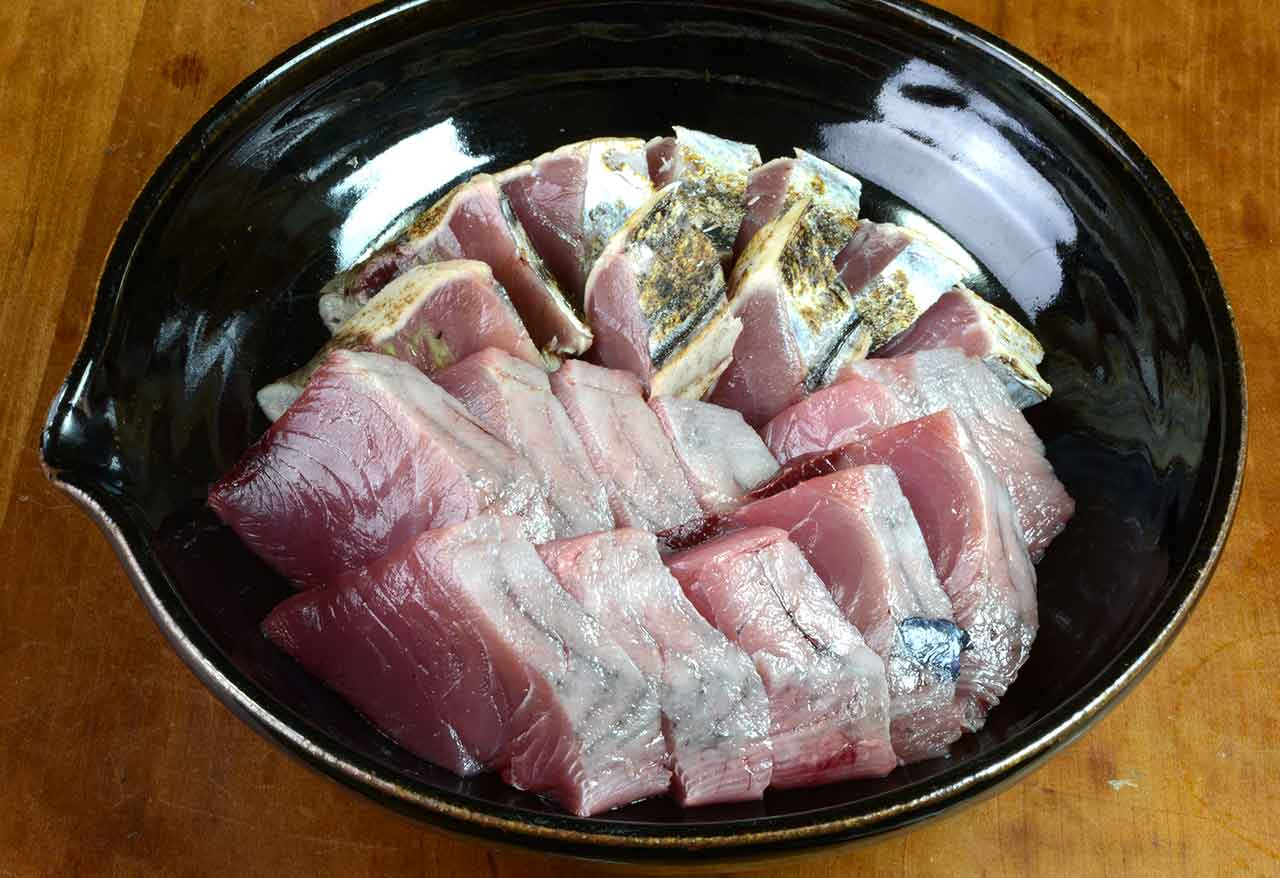 カツオの刺身 | 高級魚事典後記 温暖化でビッグバンする高級魚